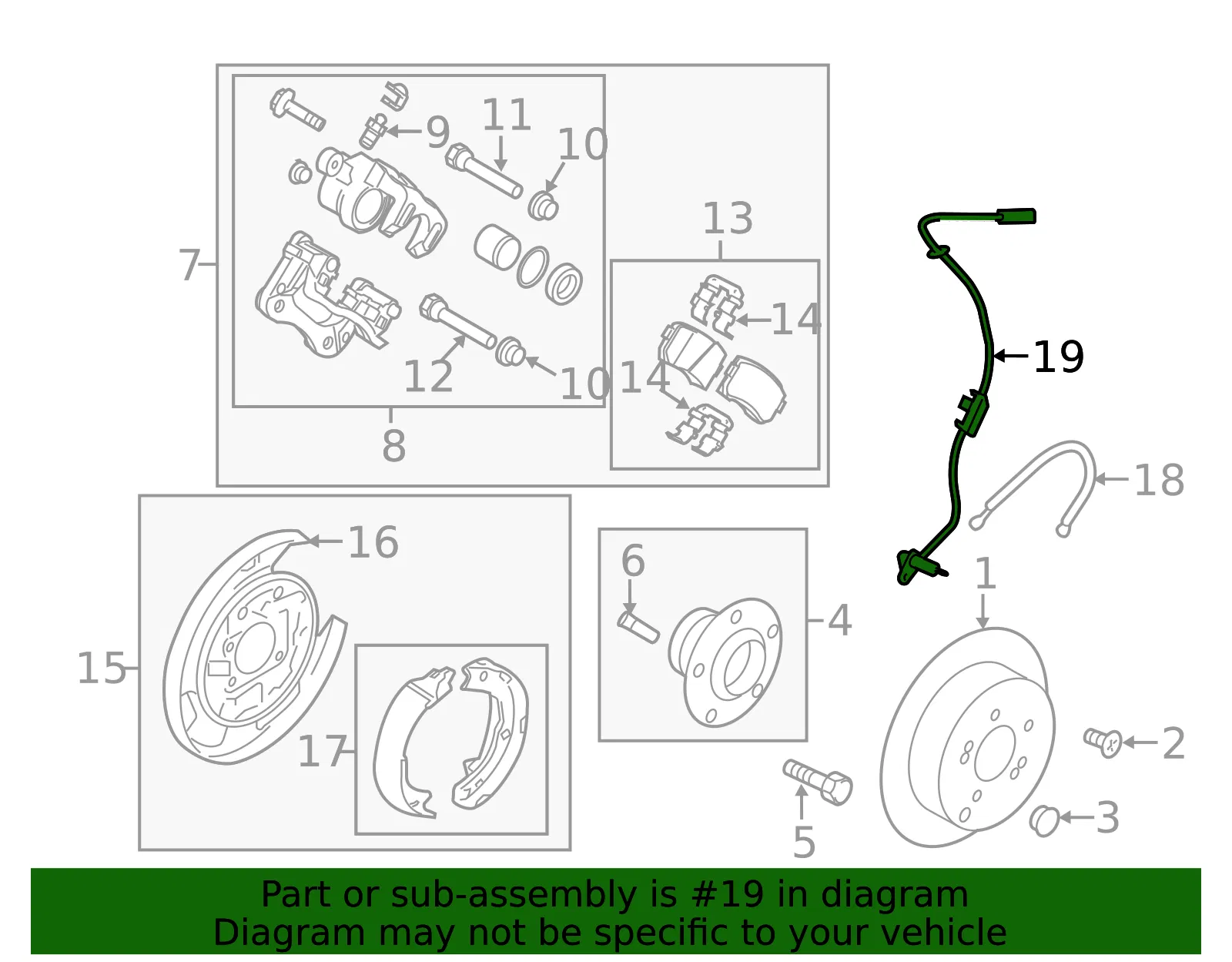 ABS Sensor - Kia (59910-2T000) - view 2