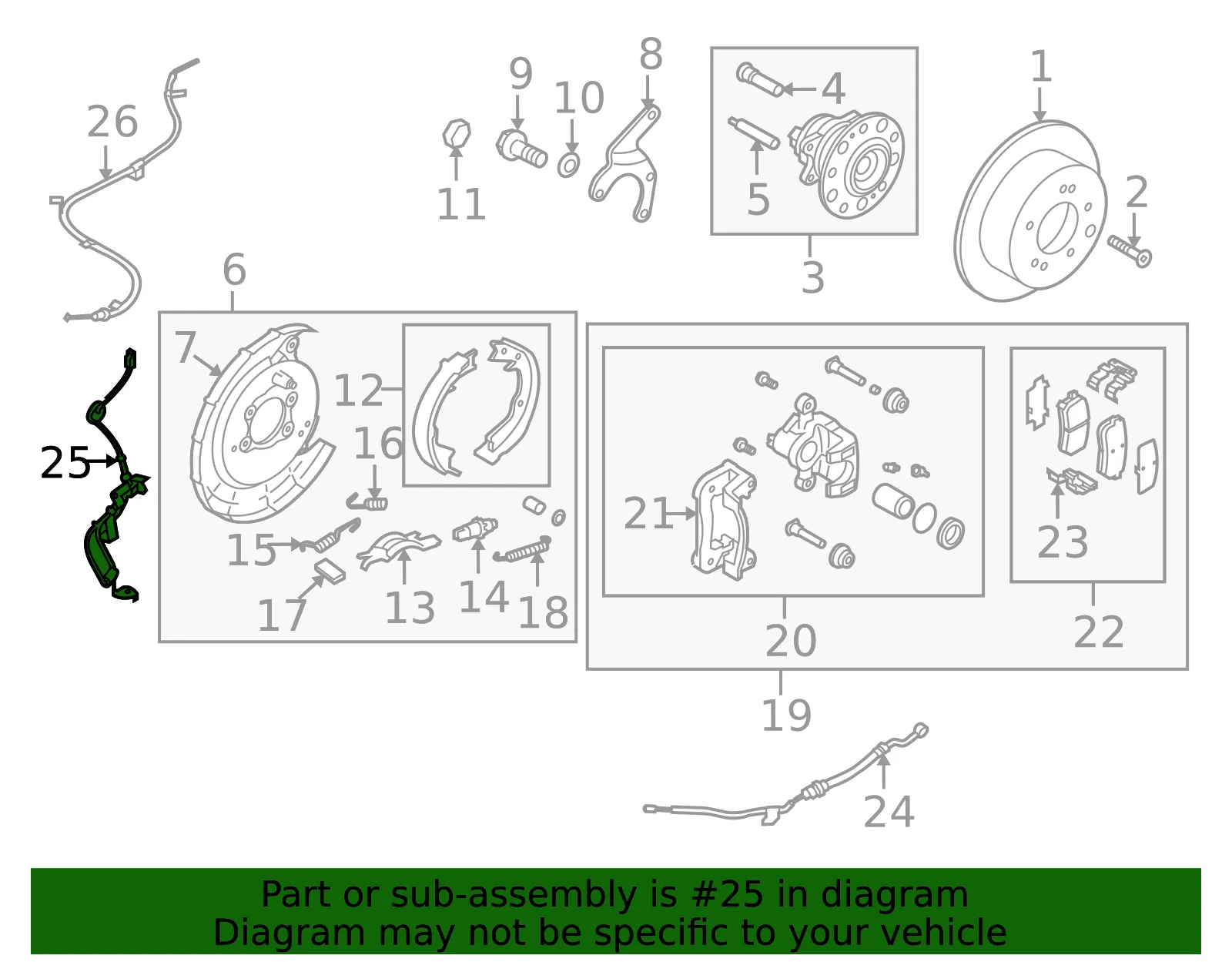 ABS Sensor - Kia (59930-1M300) - view 2