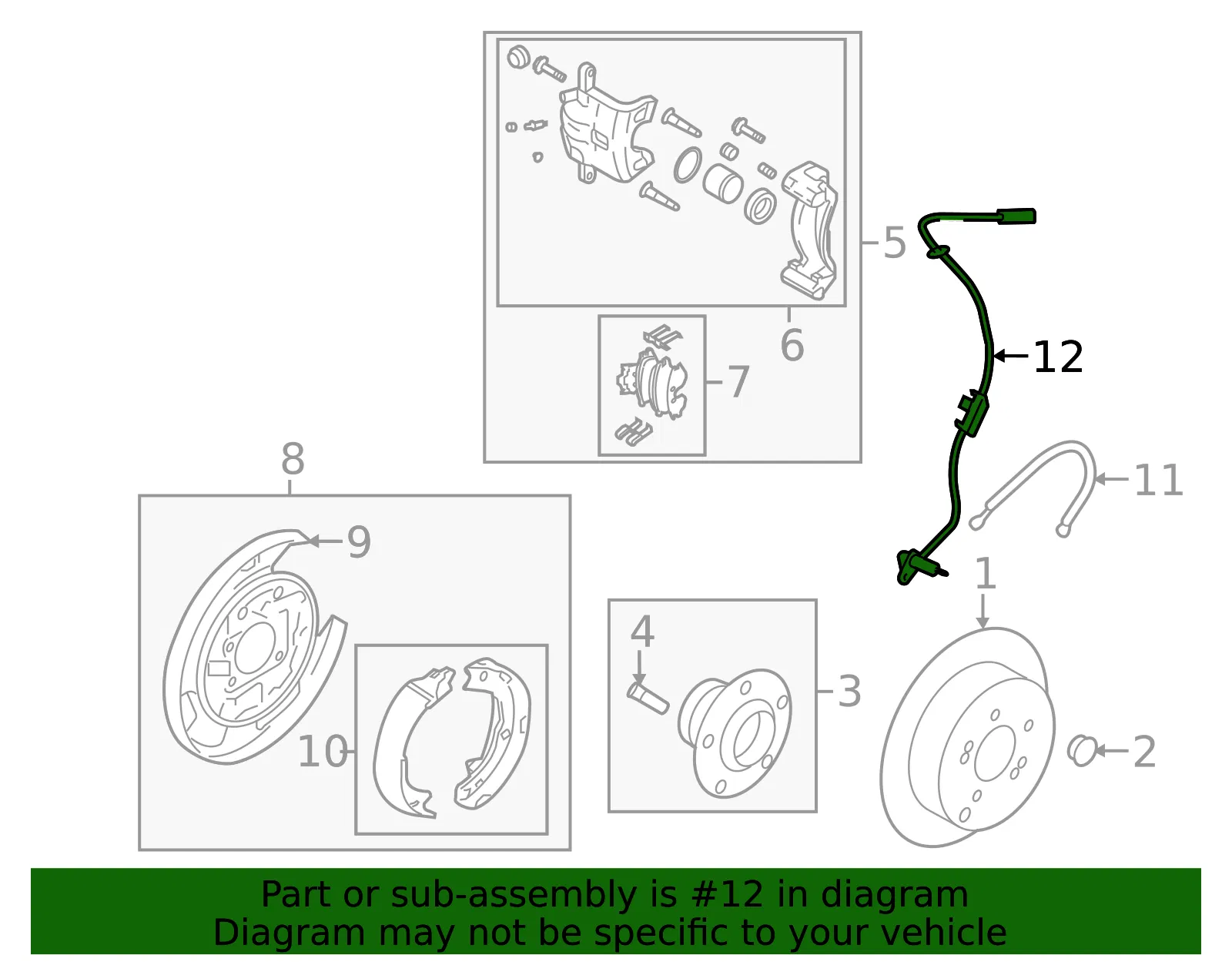 ABS Sensor - Kia (59930-2T000) - view 2