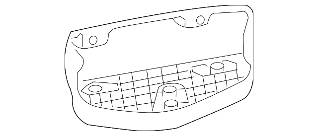 Headlamp Assembly Clip - Passenger Side (RH) - Nissan (62228-3YU0A)