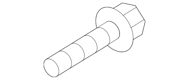 Headlamp Assembly Bolt - Kia (64195-B8000)