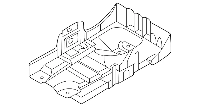 Battery Tray - Nissan (64861-9BU5A)