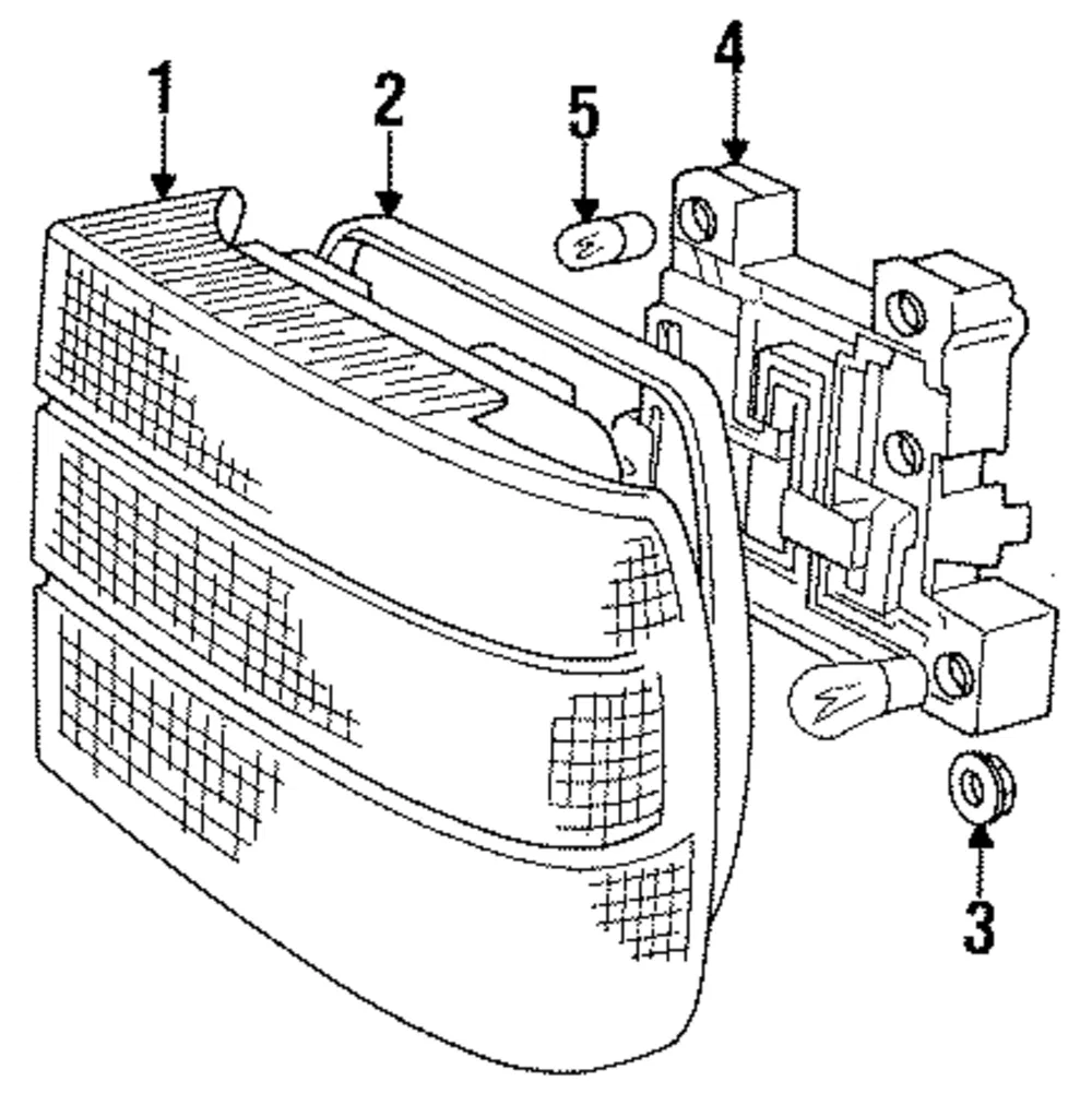 Tail Light Socket - Volvo (6808840)