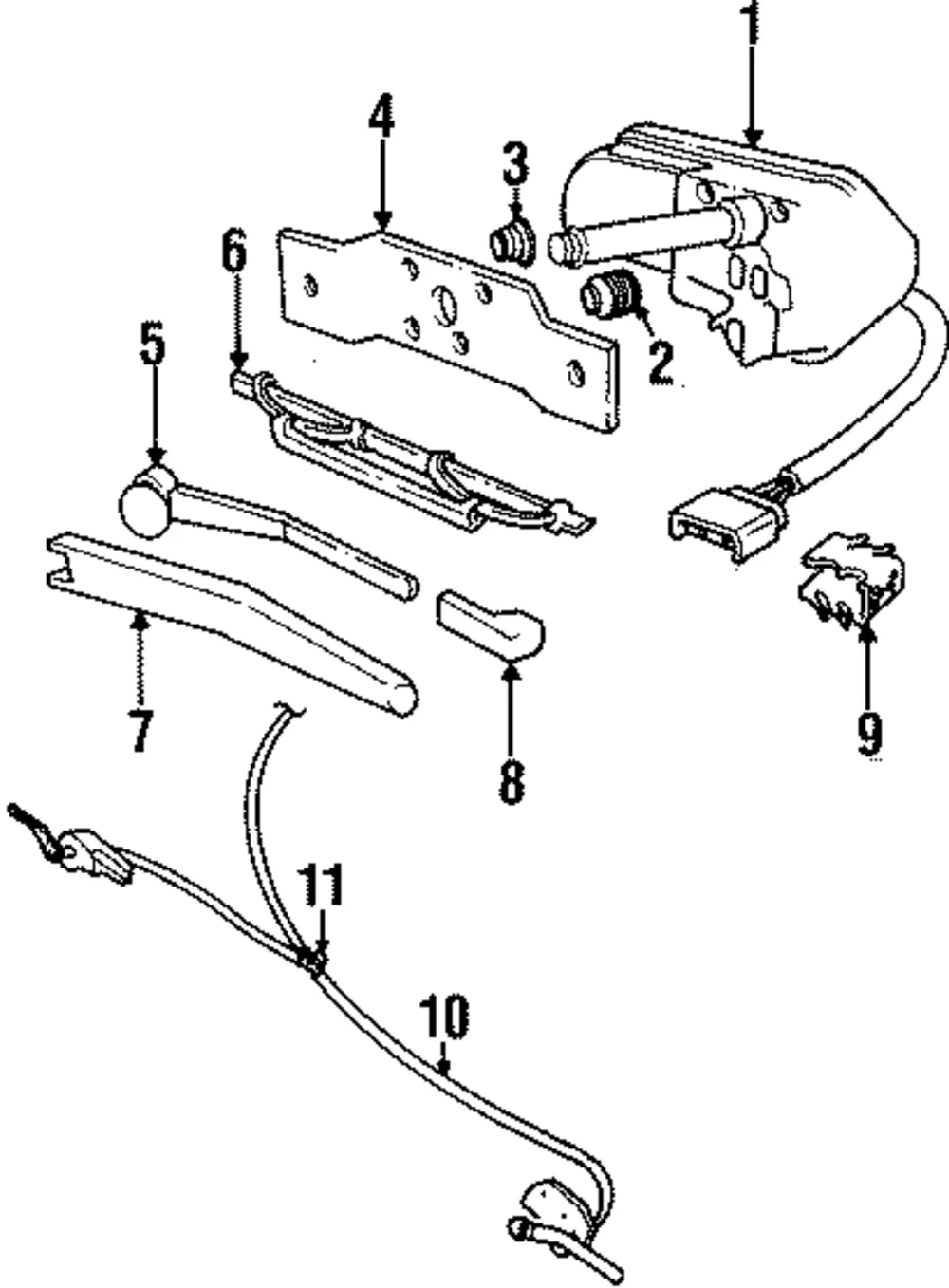 Headlight Washer Nozzle Bracket - Volvo (6817459)