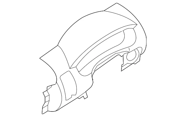 Instrument Cluster Visor - Nissan (68240-9BA1A)