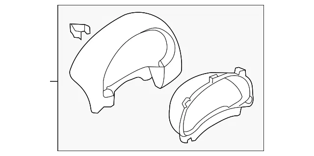 Instrument Cluster Housing - Nissan (68410-3BA1A)