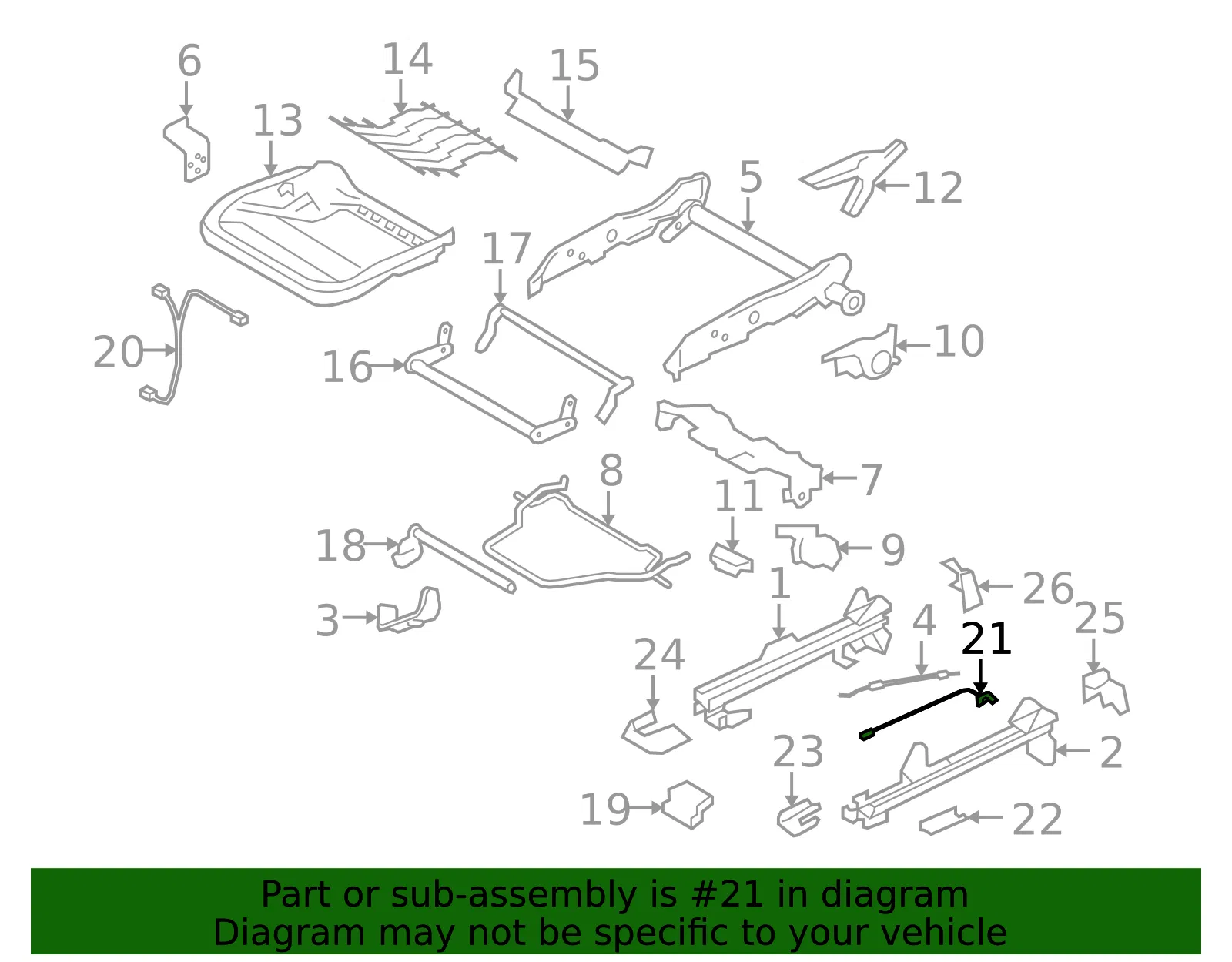 Sensor - Driver's Side (LH) - Volvo (6841924) - view 2
