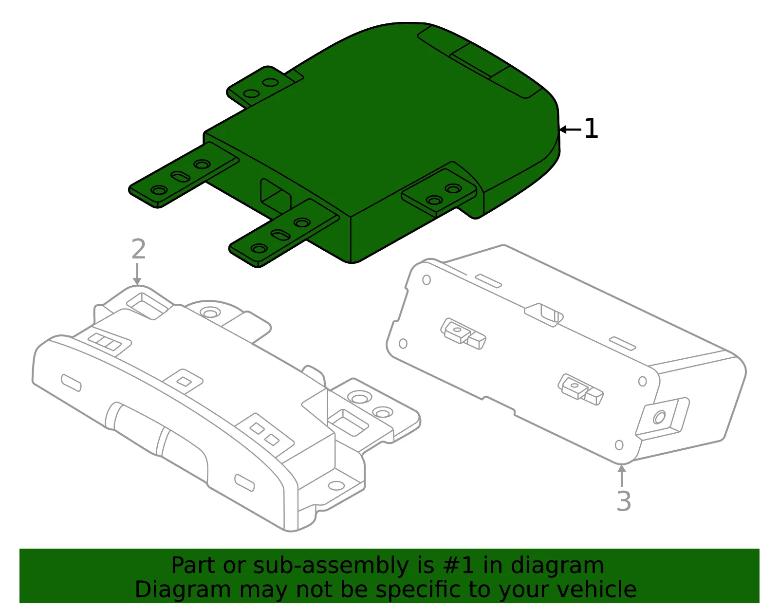 Door Window Switch - Volvo (80002415) - view 2