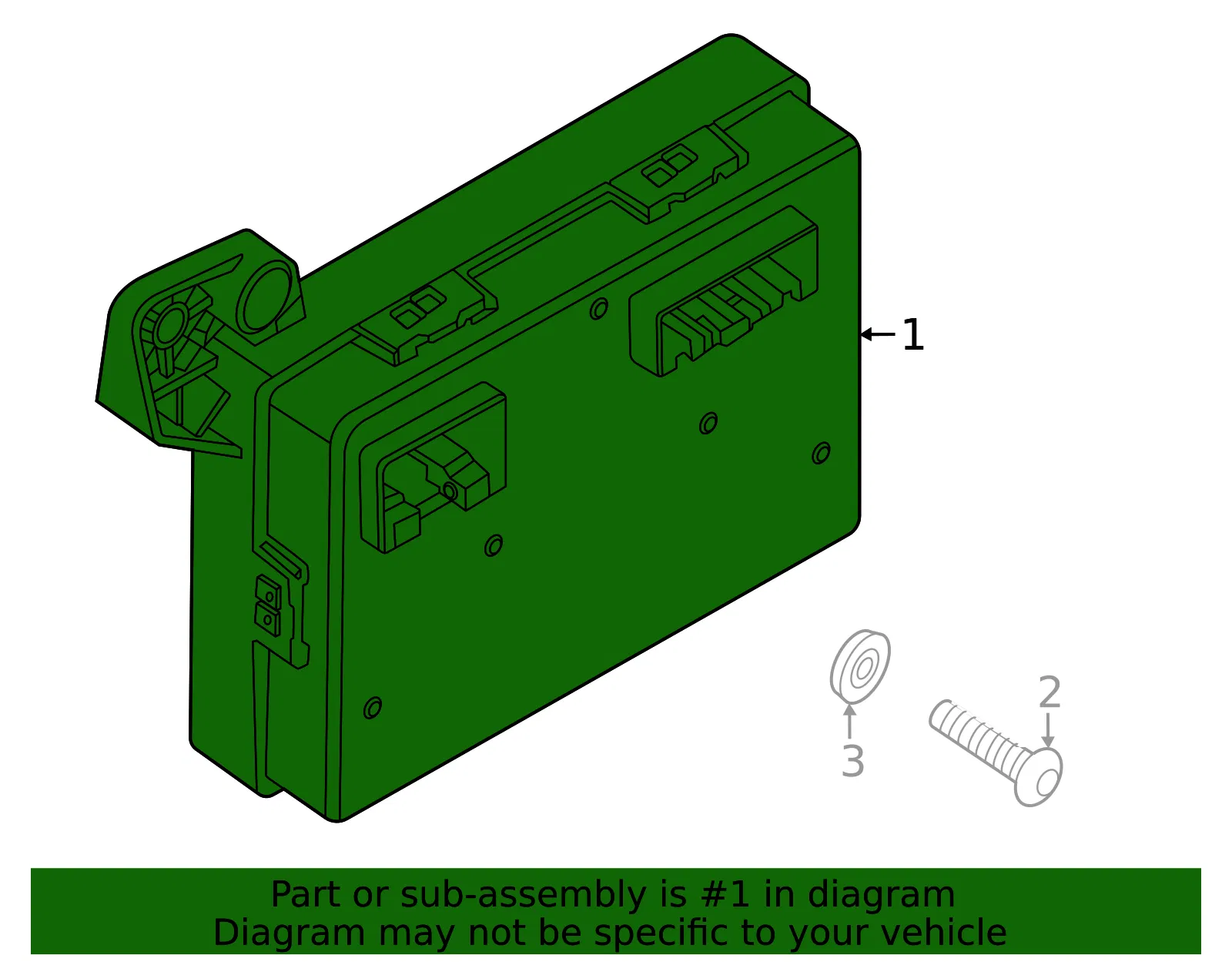 HVAC Control Module - Volvo (80002430) - view 2