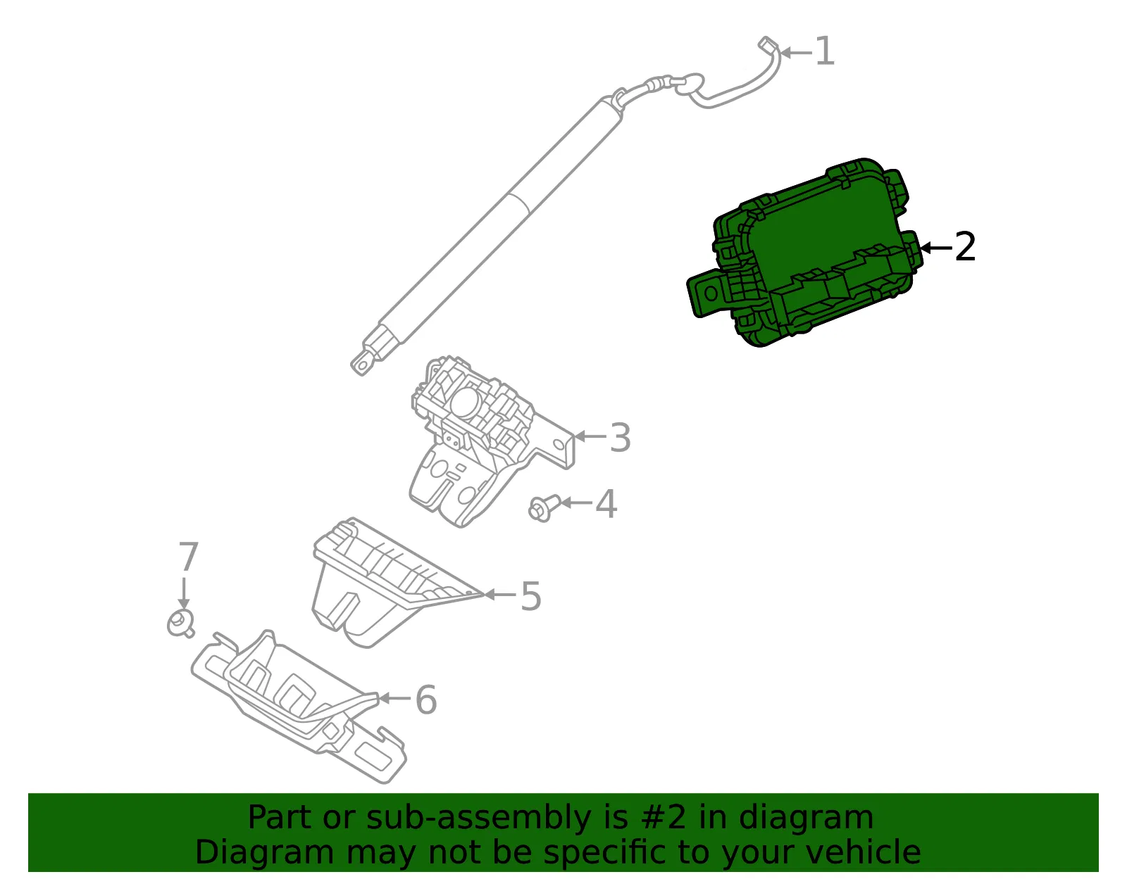 Lift-Gate Control Module - Volvo (80006186) - view 2