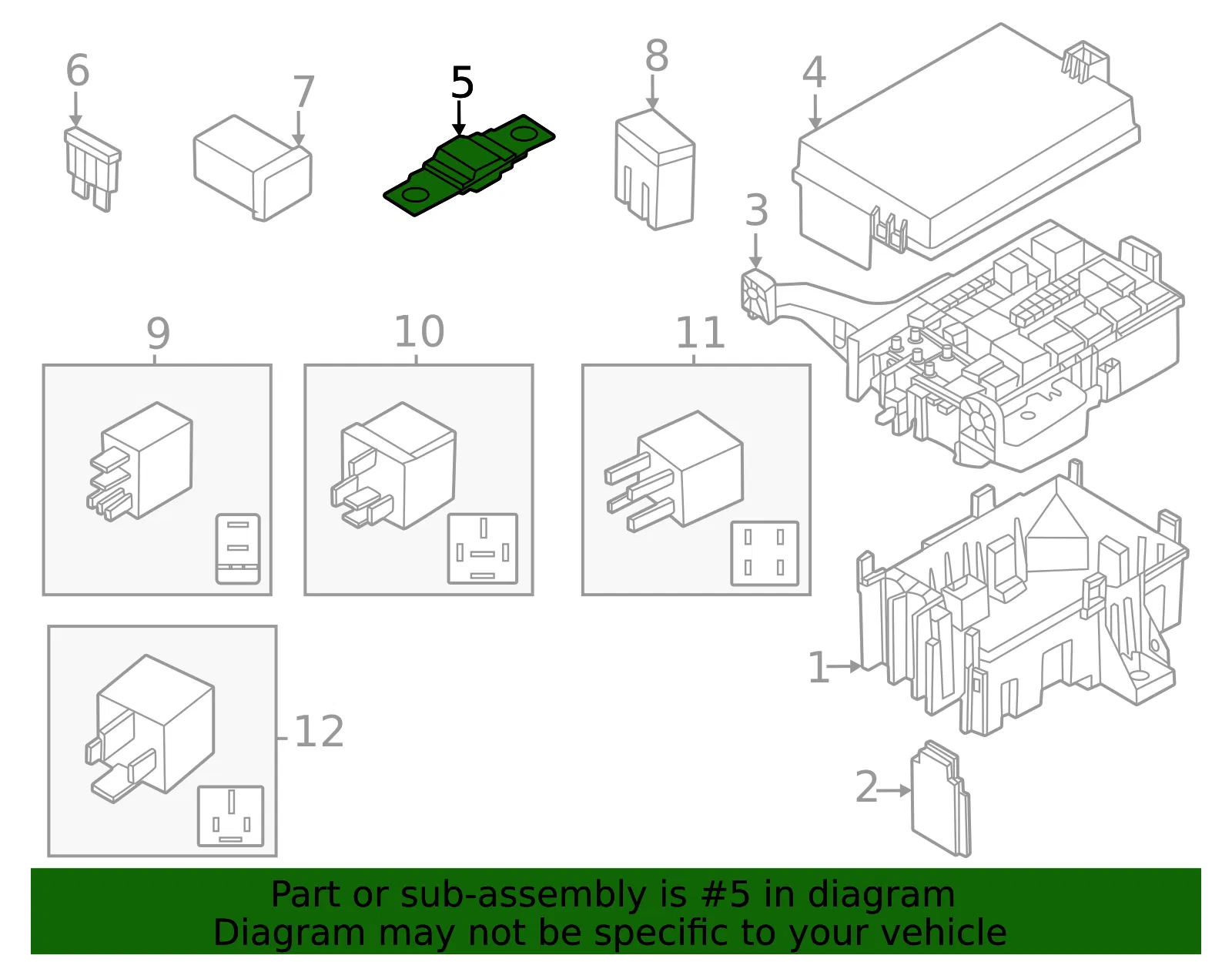 Multi-Purpose Fuse - Volvo (80017869) - view 2