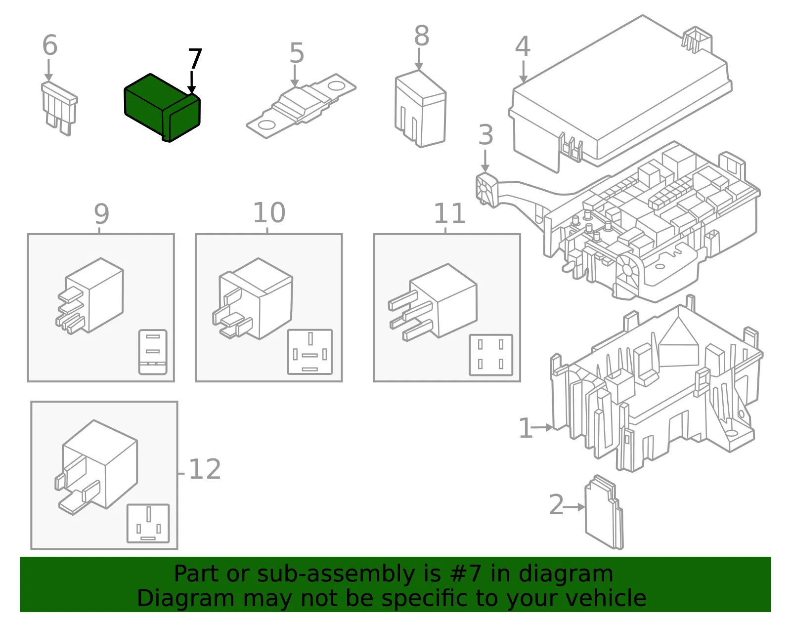 Multi-Purpose Fuse - Volvo (80017871) - view 2
