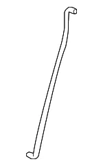 Left Key Lock Rod - Nissan (80515-EA000) - view 3