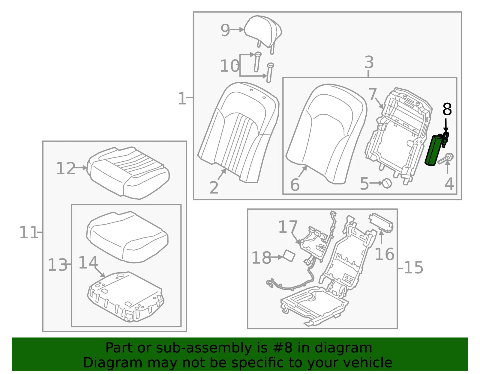 Side Impact Inflator Module - Kia (80630-J6000) - view 2