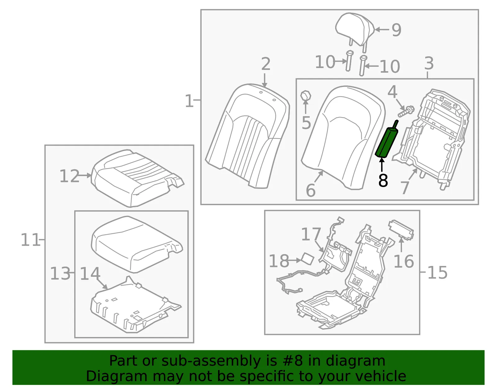 Side Impact Inflator Module - Kia (80640-J6000) - view 2