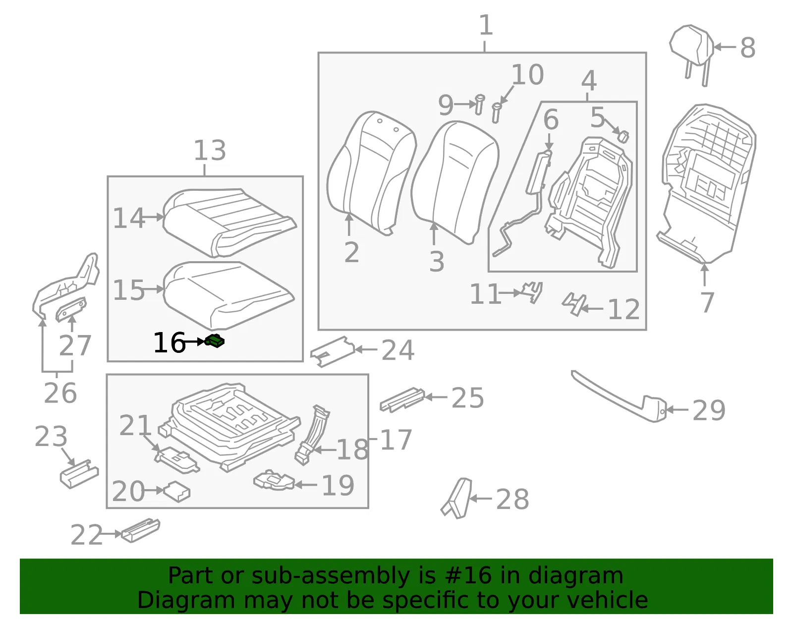 Occupant Module - Kia (80702-J6000) - view 2
