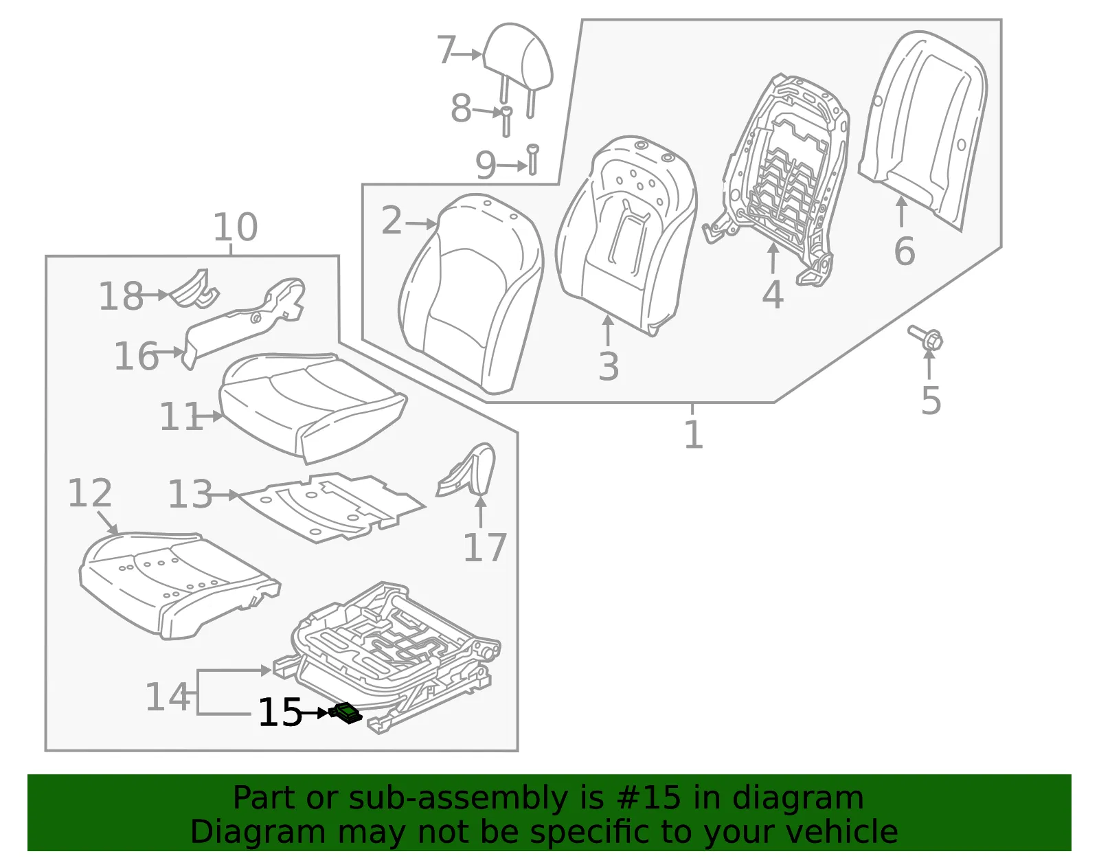 Occupant Module - Kia (80702-M6000) - view 2