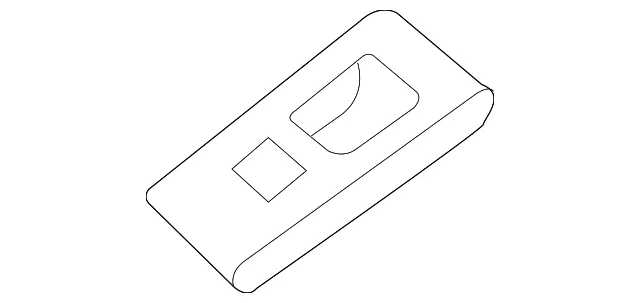 Switch Bezel - Nissan (80960-EA002) - view 2