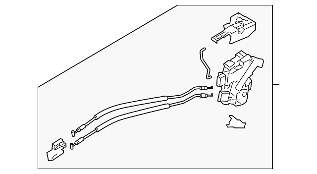 Lock Actuator - Driver's Side (LH) - Kia (81310-A7281)