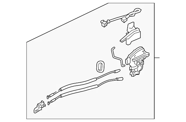 Lock Actuator - Driver's Side (LH) - Kia (81310-G5030)