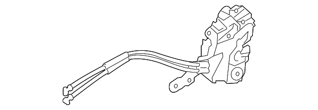 Lock Actuator - Passenger Side (RH) - Kia (81320-1M010)