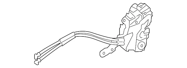 Lock Actuator - Passenger Side (RH) - Kia (81320-1M250)
