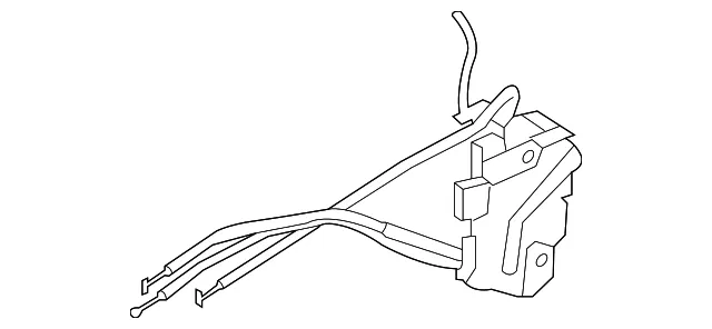 Lock Actuator - Passenger Side (RH) - Kia (81320-2K010)