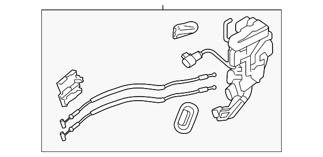 Latch Actuator Ass - Kia (81320-2T030)