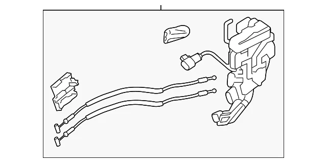 Lock Actuator - Passenger Side (RH) - Kia (81420-2T500)