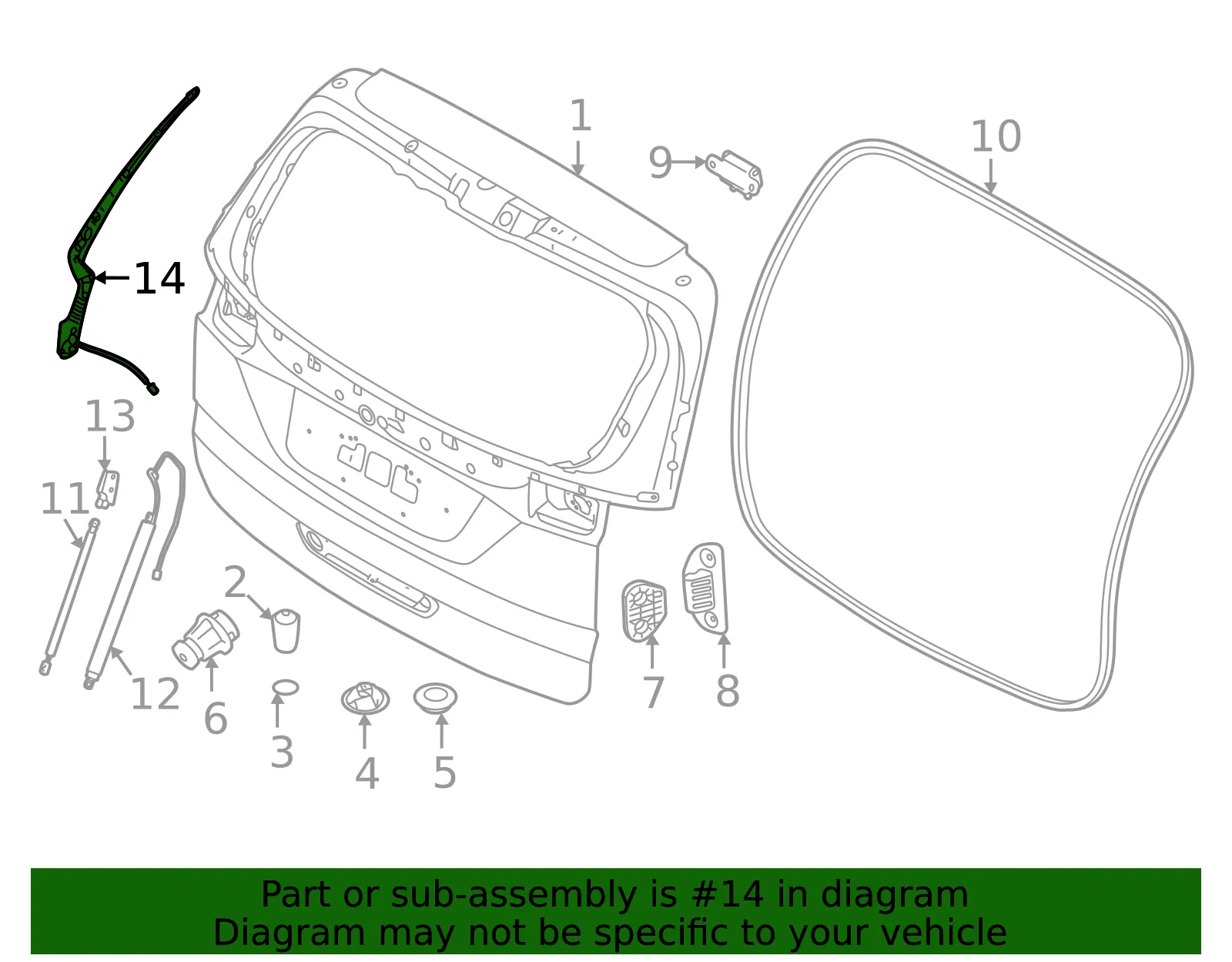 Pinch Sensor - Kia (81850-R0100) - view 2