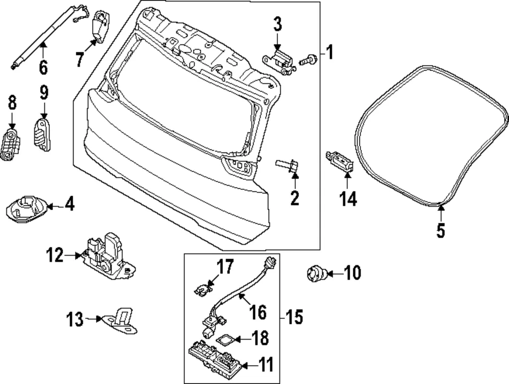 Lock Actuator - Kia (818L0-DO100)