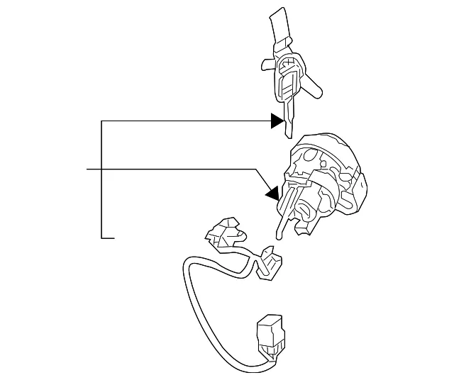 Ignition Lock Cylinder - Kia (81900-1FD00)