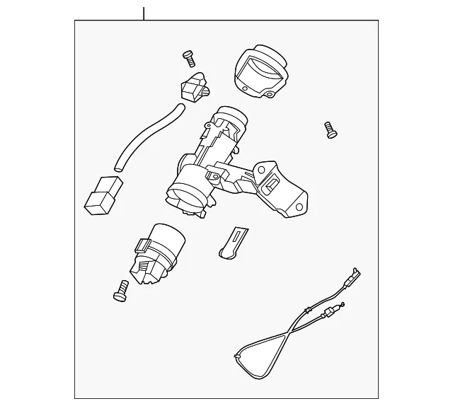 Ignition Lock Cylinder - Kia (81900-2FB00)