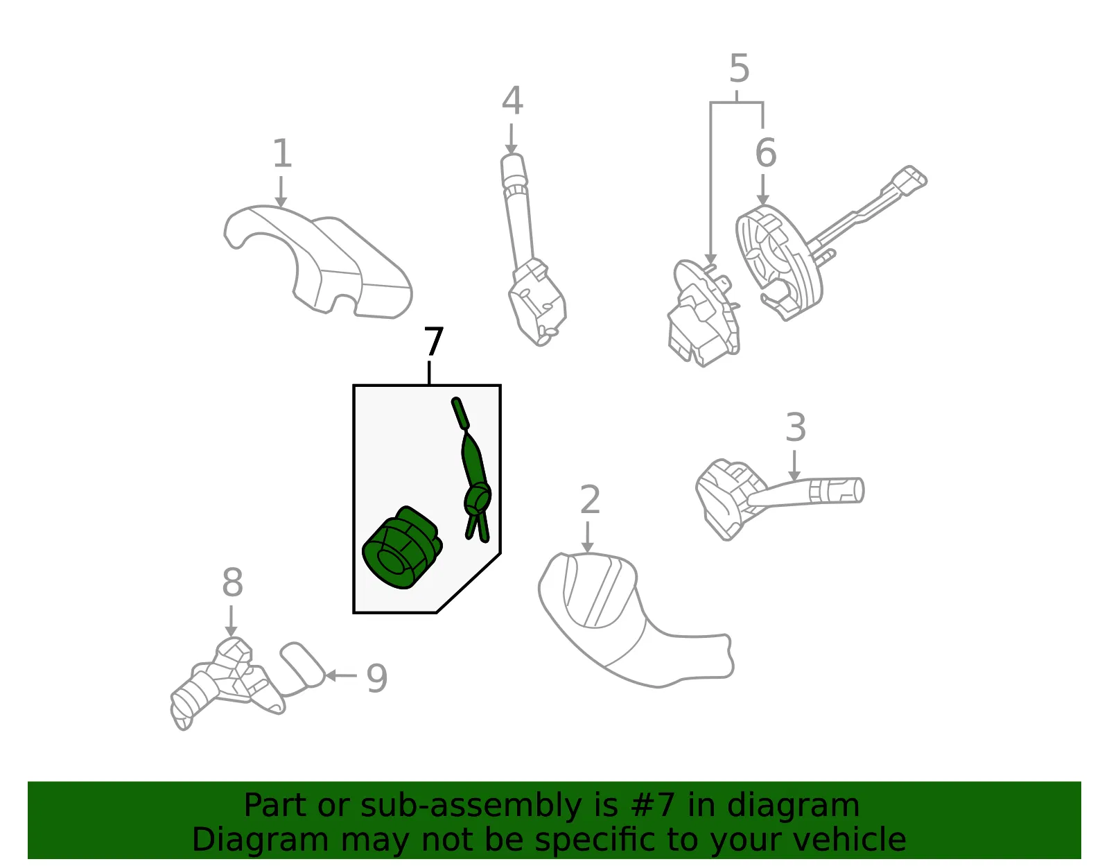 Ignition Switch - Kia (81900-2GA00) - view 2