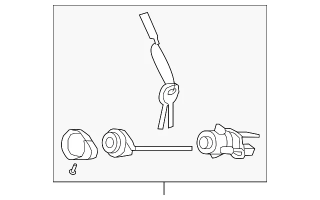 Ignition Lock Cylinder - Kia (81900-2JB00)