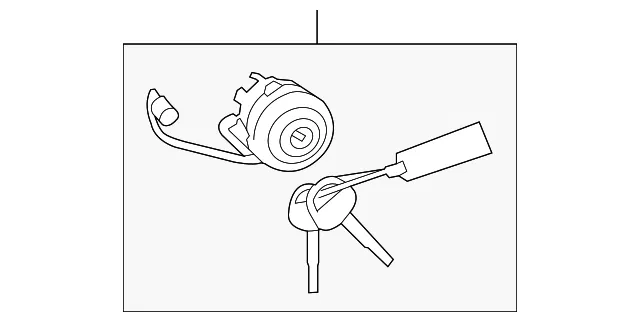 Ignition Lock Cylinder - Kia (81900-2KA10)