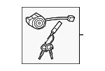 Ignition Cylinder - Kia (81900-3WA00) - view 3