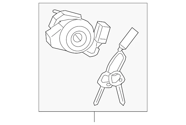 Ignition Lock Cylinder - Kia (81900-A9S00)