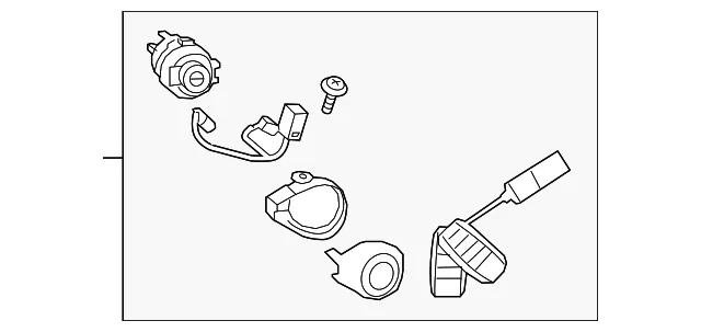 Ignition Lock Cylinder - Kia (81900-G5M00)