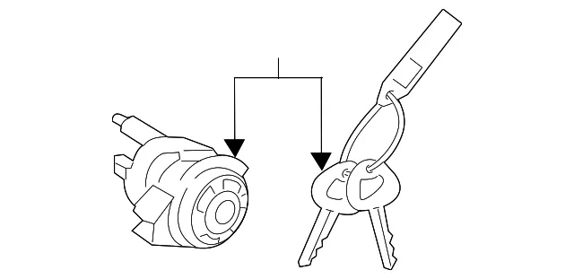 Ignition Lock Cylinder - Kia (81900-H9C00)