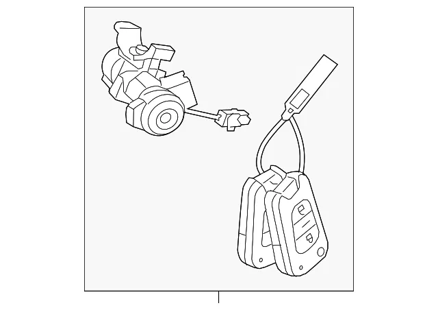 Ignition Lock Cylinder - Kia (81905-1U260)