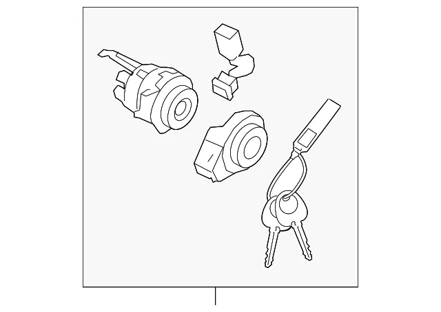 Ignition Lock Cylinder - Kia (81905-A7500)