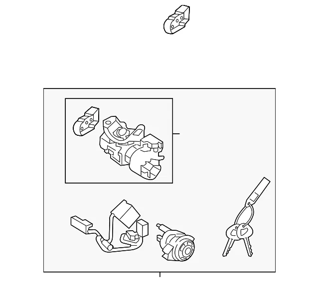 Ignition Lock Assembly - Kia (81910-1G610)