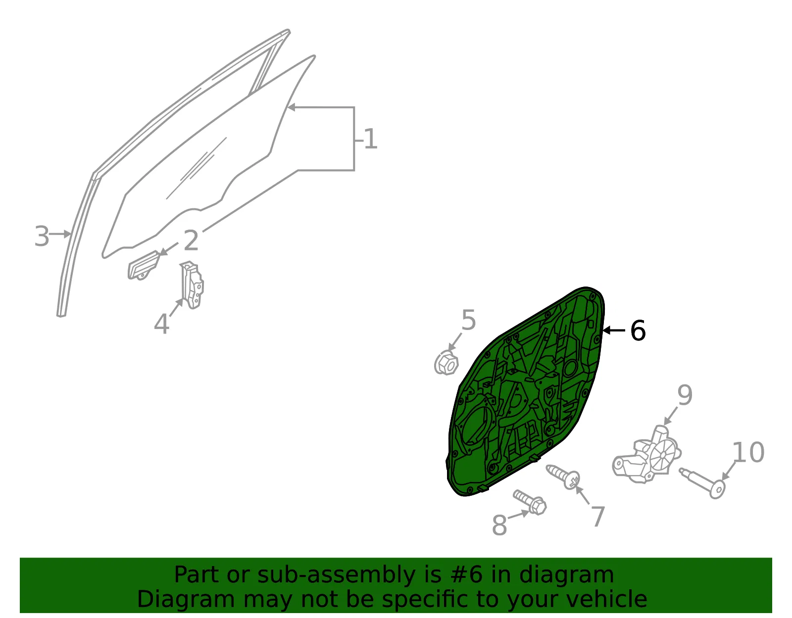 Module - Passenger Side (RH) - Kia (82481-A9210) - view 2