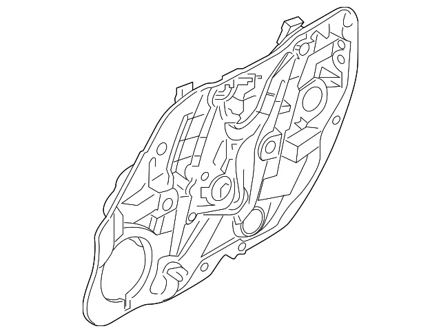 Regulator Module - Passenger Side (RH) - Kia (82481-J5000)