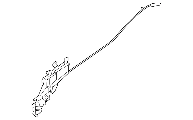 Sliding Door Lock Actuator Cable - Nissan (82530-5Z000)