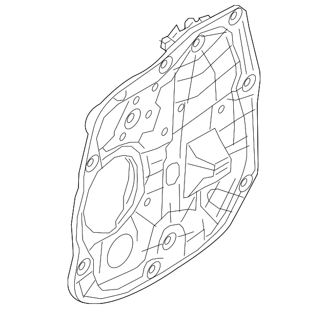 Regulator Module - Passenger Side (RH) - Kia (83402-A7010)