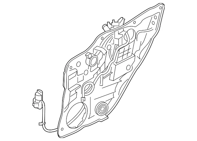 Regulator Module - Driver's Side (LH) - Kia (83471-J5000)