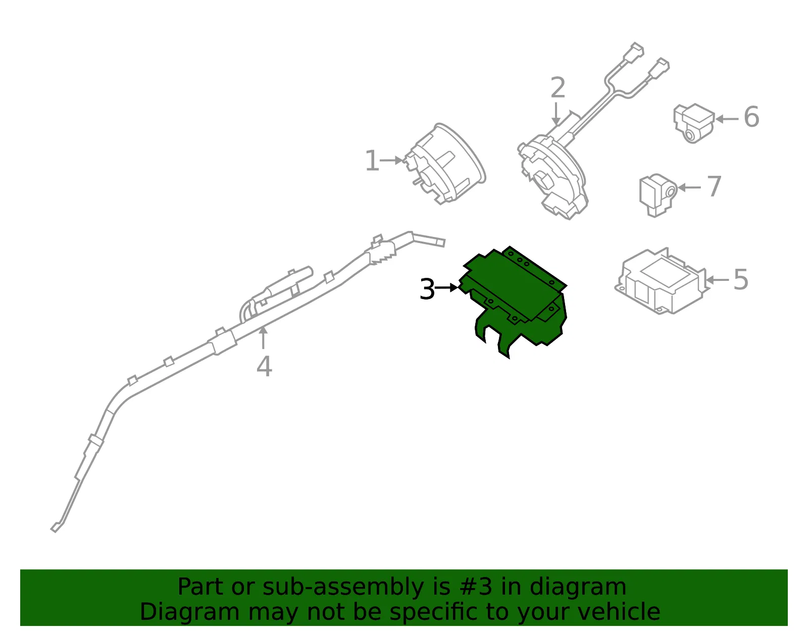 Passenger Inflator Module - Kia (84530-2K600) - view 2