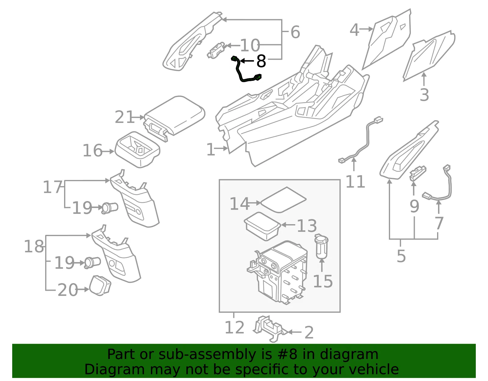 Wire - Kia (84619-S9000) - view 2